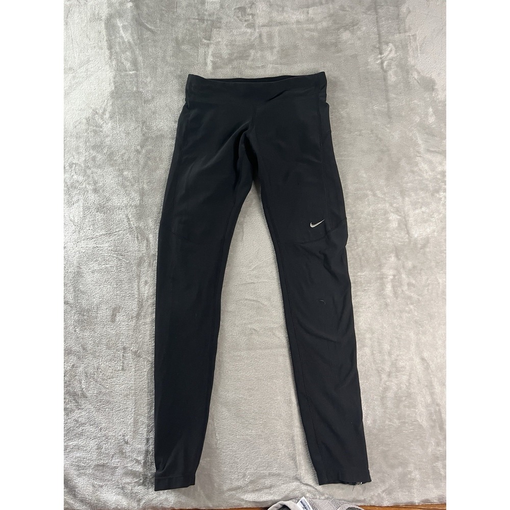 Nike Womens Leggings XS Black Athletic Running Yoga Pants Dri Fit